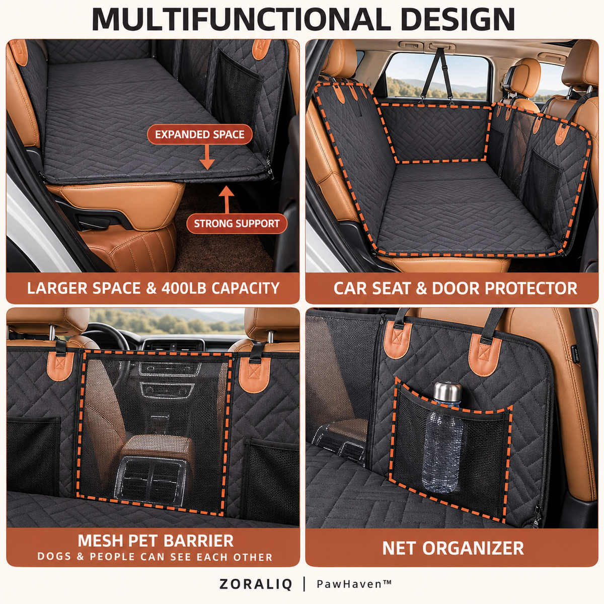 Zoraliq PawHaven™ Travel Hammock