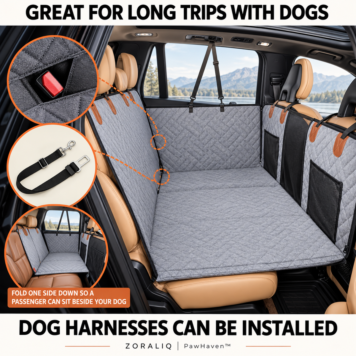 Zoraliq PawHaven™ Travel Hammock